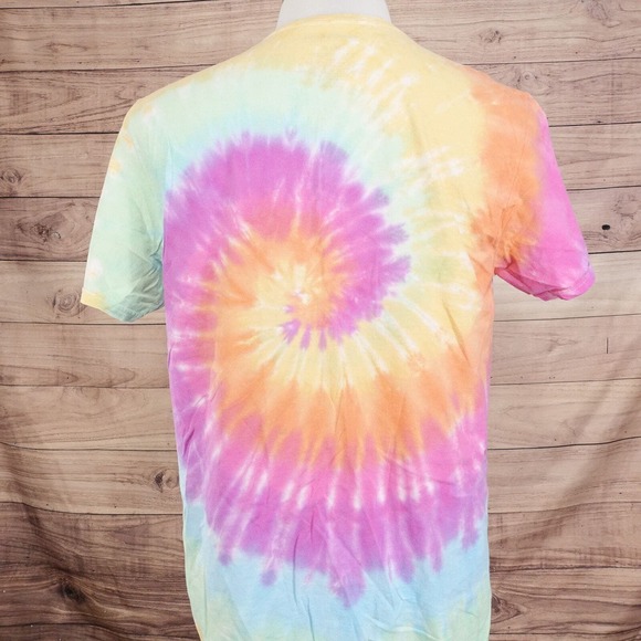 NICKELODEON SPONGEBOB SQUAREPANTS PATRICK TIE DYE CARTOON T-SHIRT SZ M - Picture 3 of 5